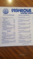 Fish Bowl Inn menu