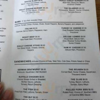 Chill-e-dogs menu