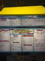 Myers Cruizzers Drive-in menu