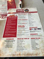 Buzz's Bbq Steakhouse menu