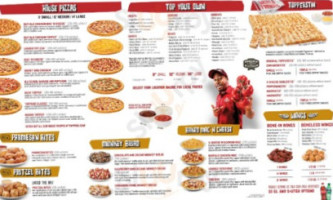 Toppers Pizza menu