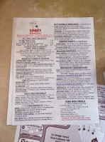 Four Aces Diner menu