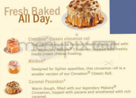 Cinnabon menu