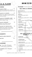 Feu Et Flore menu