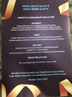 Pizzeria Moro Basso menu