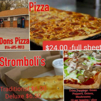 Don's Pizza food