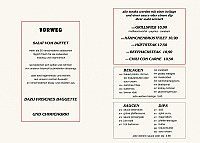 Buffalo Steakhaus menu