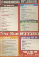 Pizza Chez Gianni menu