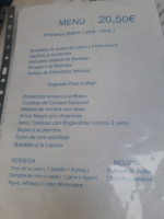 Bar Restaurant La Bona Cuina menu