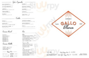 Gallo Blanco Cafe food