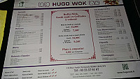 Hugo Wok menu
