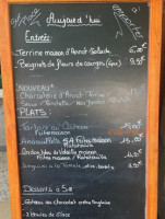 Cafe Des Platanes menu