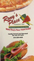 Rony's Place food
