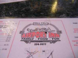 Airport Inn menu