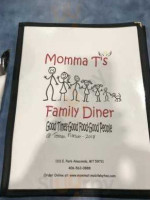 Momma T's Family Diner menu