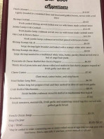 Graziano's menu
