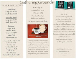 Gathering Grounds Coffee House food