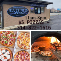 Blues Fired Pizza food