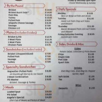 Biermann's Smoked Meats menu