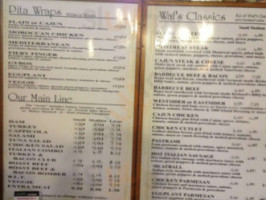 Waf's Westside Deli-Pizza menu