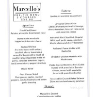 Marcello's Of Suffern menu