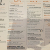 ASK Italian menu