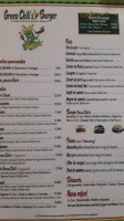 Green Chili's menu