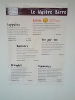 La Corte Del Luppolo menu