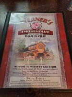Werner's Smokehouse Bar-B-Que menu