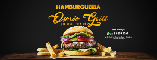 Hamburgueria Osório Grill food