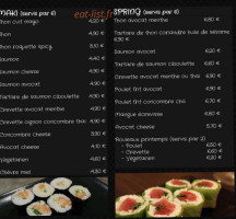 Sushi Couronne menu