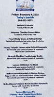Windjammers Seafood menu