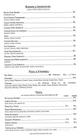 Georgio's Restaurant Bar menu