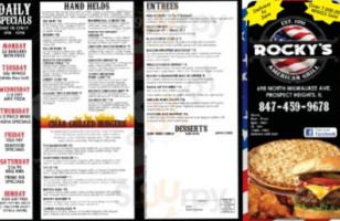 Rocky’s American Grill food