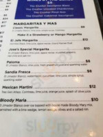 El Jefe, Margaritas Y Mas menu