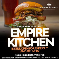 Empire Lounge food