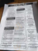 Lake City Cafe menu