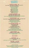 Los Sabores De Mexico menu