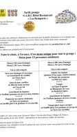 Hôtel Des Remparts menu