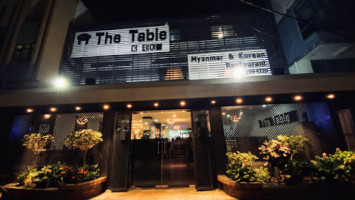 The Table outside