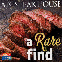 Aj's Steakhouse food