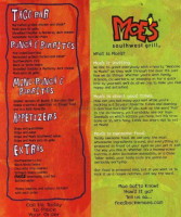 Moe's Southwest Grill menu