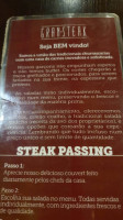 Gran Steak menu