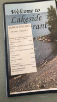 Lakeside menu