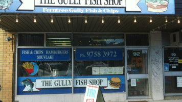 The Gully Fish Shop inside
