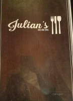Julian's And Grill menu
