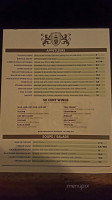 American Bar Grill menu