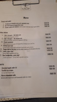 Lilja Guesthouse menu