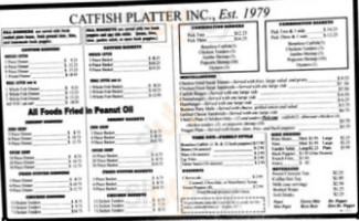 Catfish Platter menu