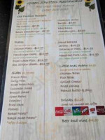 Green Shutters menu